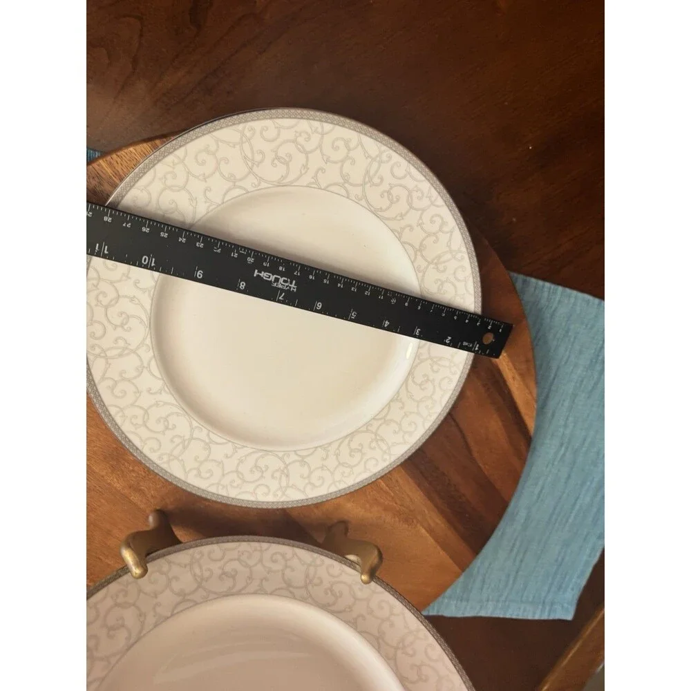 Dinner Plate Celestial Platinum by Wedgwood A SET OF 2